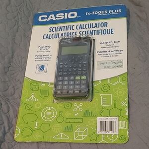 Casio fx-300ES Plus Scientific Calculator - Dark Gray